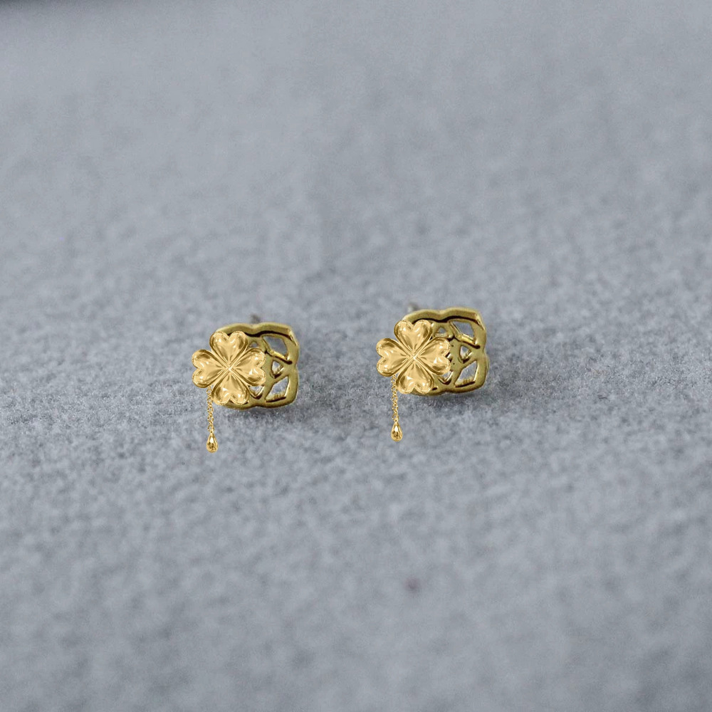 Kendra Scott Hollow Square Stud Earrings Tiny
